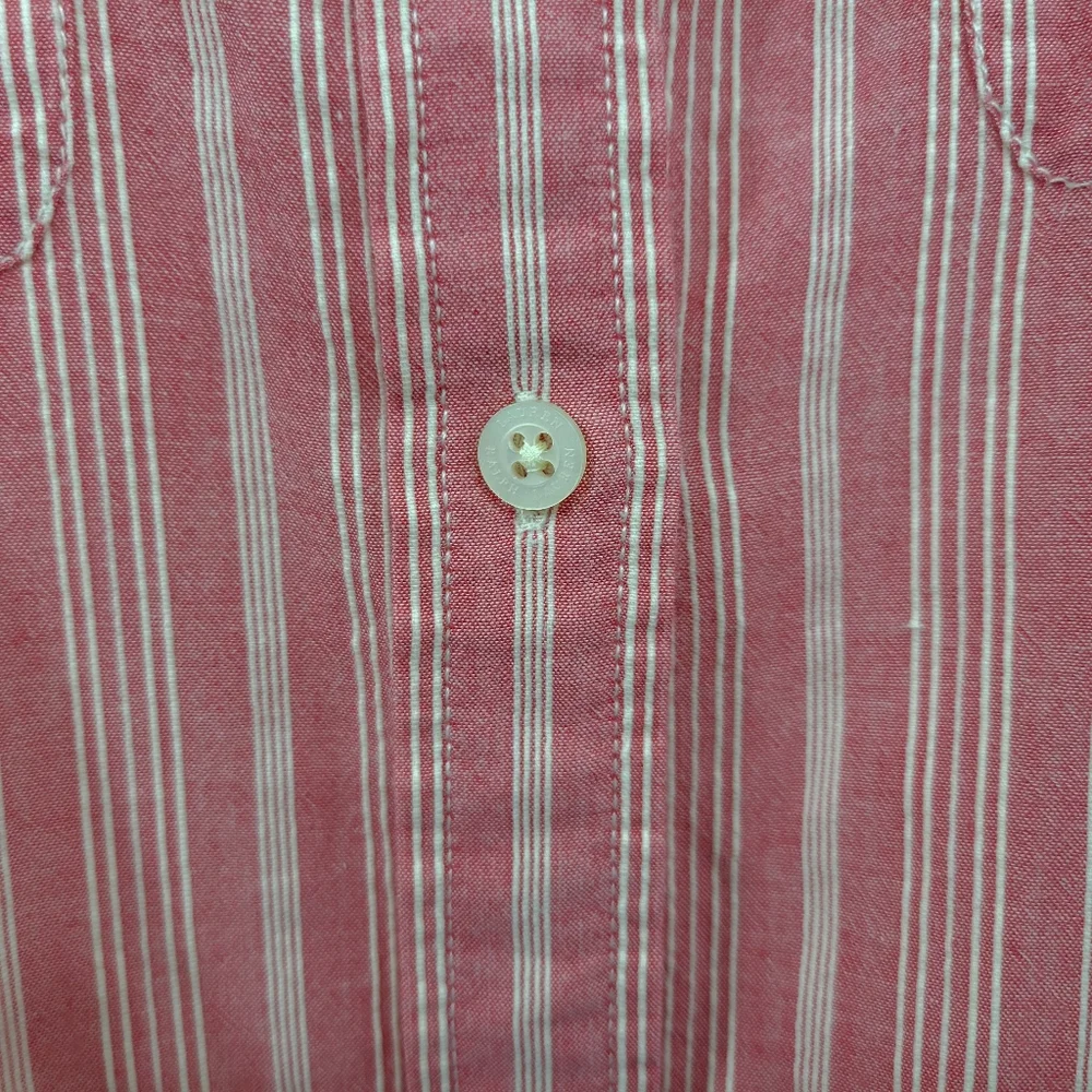Ralph Lauren Preppy Striped Button Down Shirt Petite Large - Picture 3 of 5